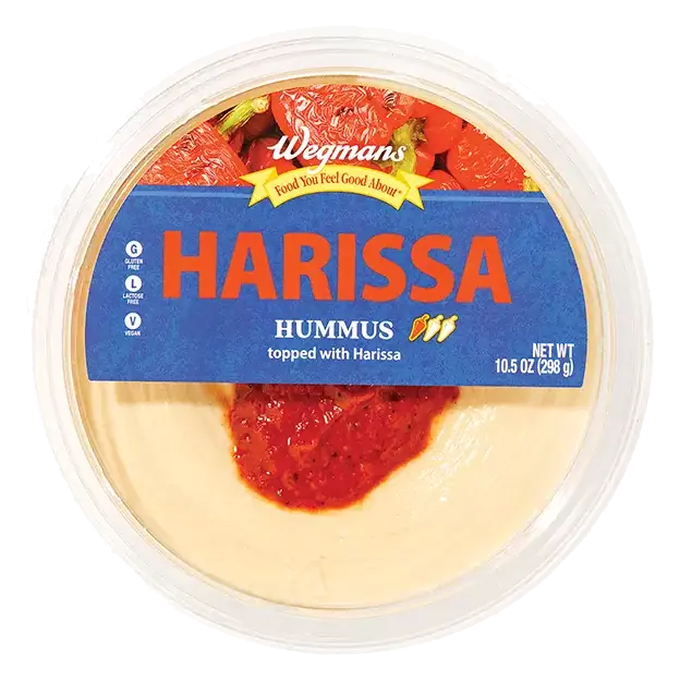 Harissa Hummus Topped with Harissa