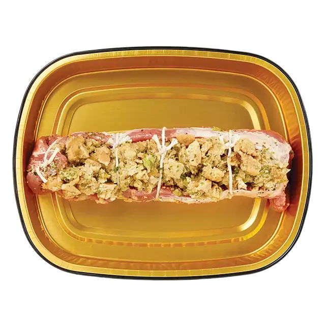 Herb Stuffed Pork Tenderloin Gold Pan