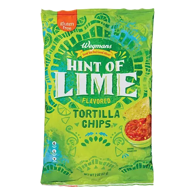 Hint of Lime Flavored Tortilla Chips