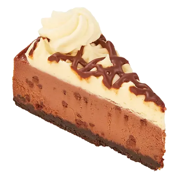 Hot Cocoa Cheesecake Slice