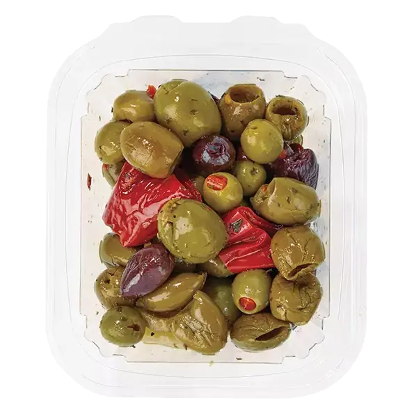 Hot Olive Salad, Pits Removed
