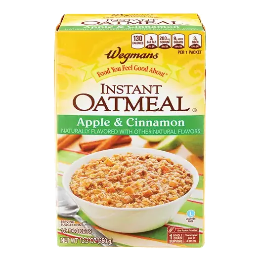 Instant Oatmeal Apple & Cinnamon