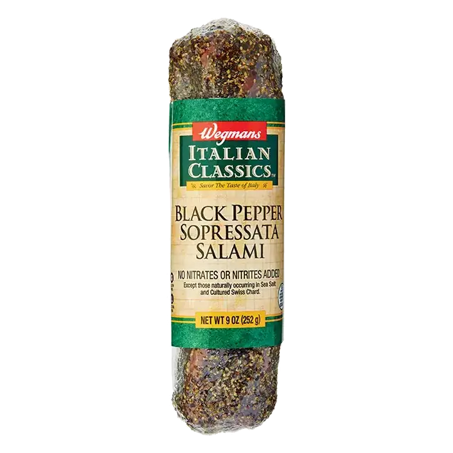 Italian Classics Black Pepper Sopressata Mini Salami