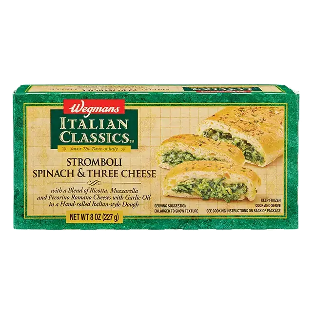 Italian Classics Spinach & Three Cheese Stromboli
