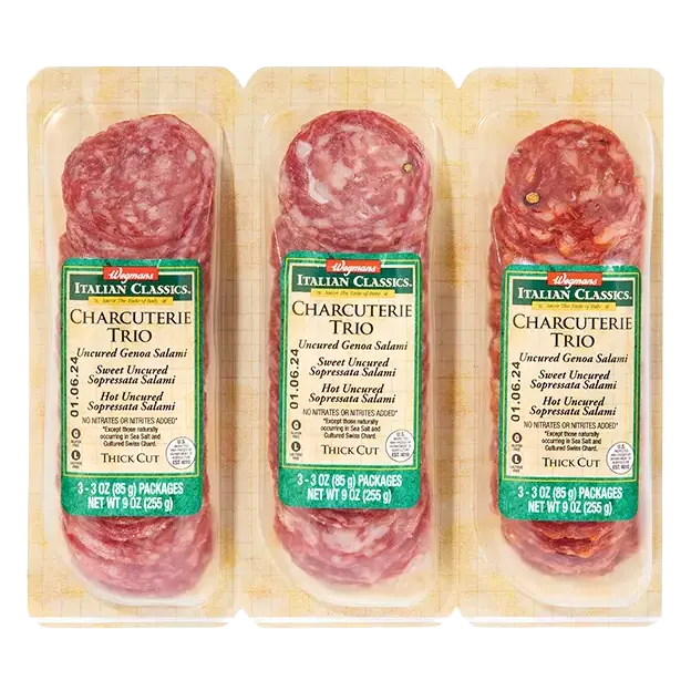 Italian Classics Thick Cut Salami Charcuterie Trio, 3 Pack