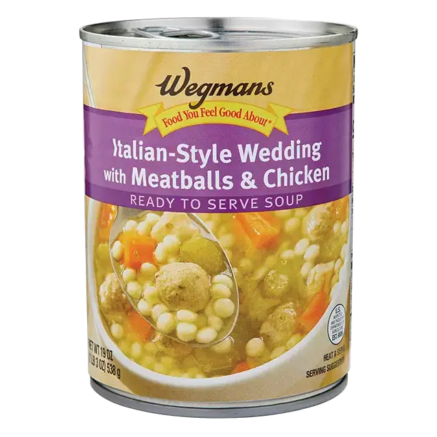 Italian Style Wedding Soup with Meatballs & Chicken