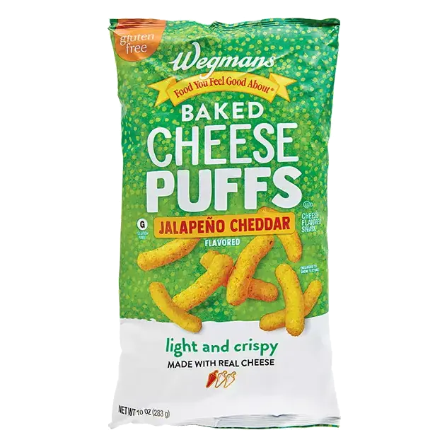 Jalapeno Cheddar Baked Cheese Puffs