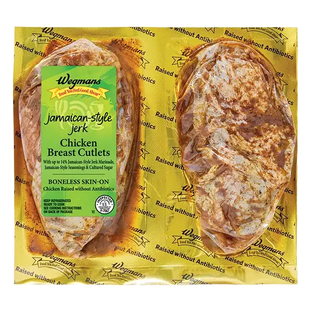 Jerk Skin-On Boneless Chicken Breasts
