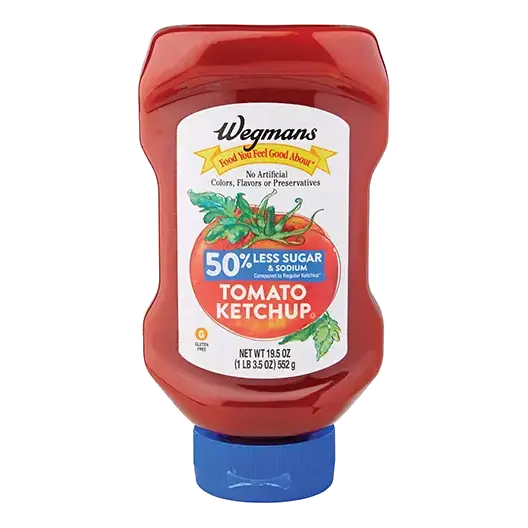 Ketchup, 50% Less Sugar & Sodium