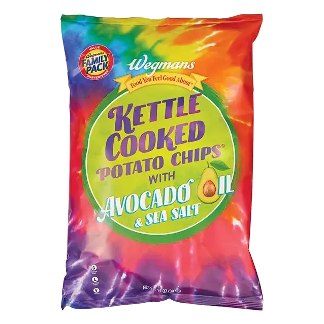 Kettle Cooked Potato Chips with Avocado Oil & Sea Salt, FAMILY PACK