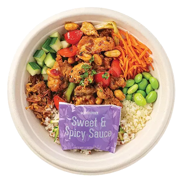 Kung Pao Chicken Poke Bowl