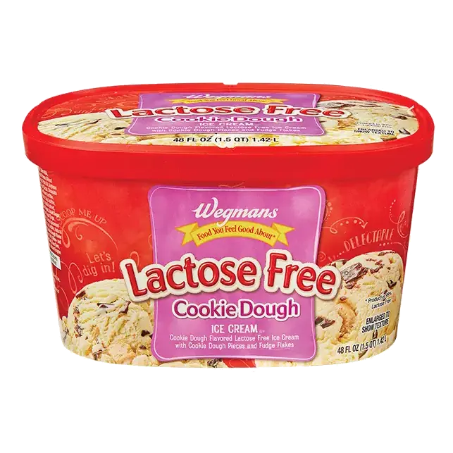 Lactose Free* Cookie Dough Ice Cream