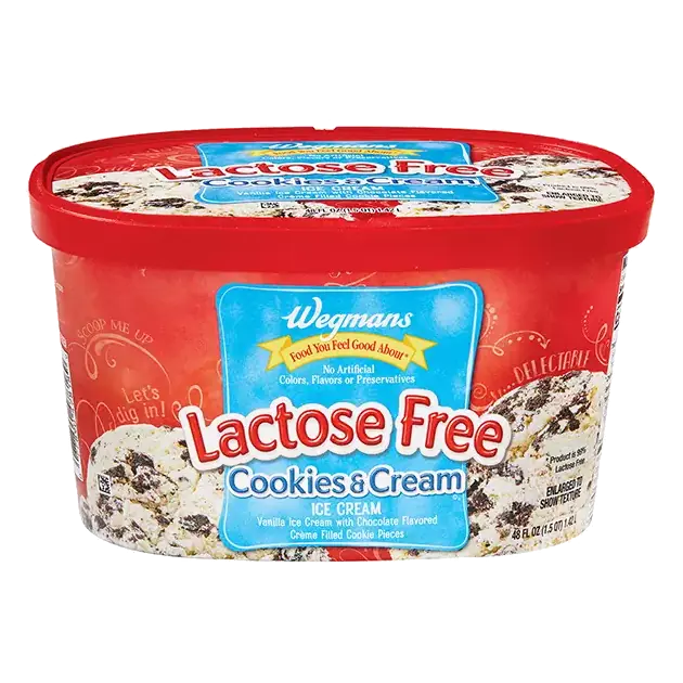 Lactose Free* Cookies & Cream Ice Cream