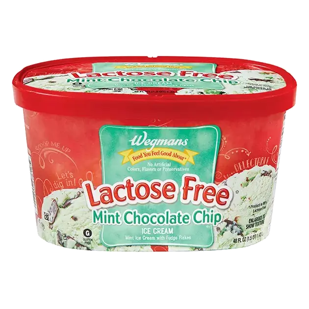 Lactose Free* Mint Chocolate Chip Ice Cream