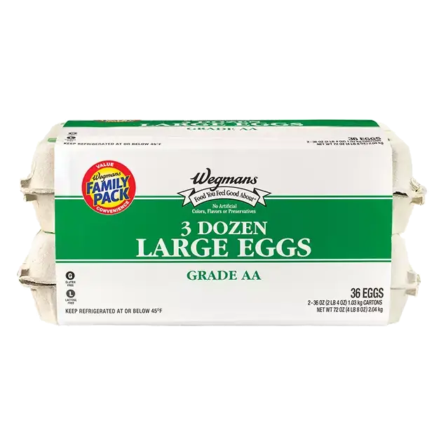 Large Eggs, 36 Count, FAMILY PACK