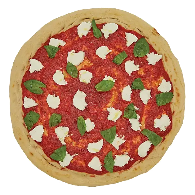 Large Margherita Pizza Packaged