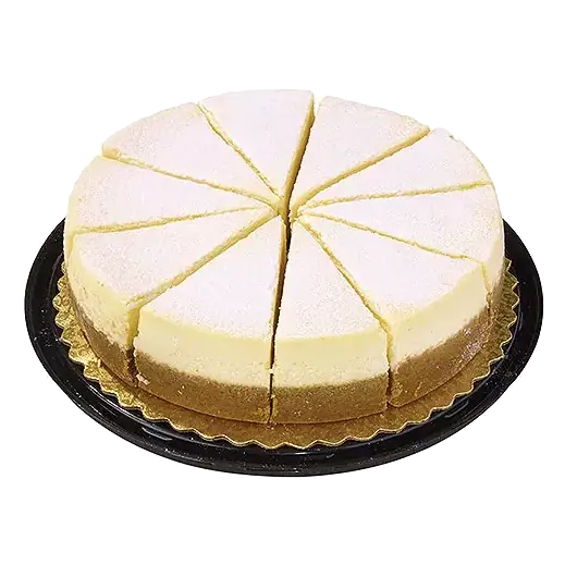 Large Sliced Ultimate Plain Cheesecake