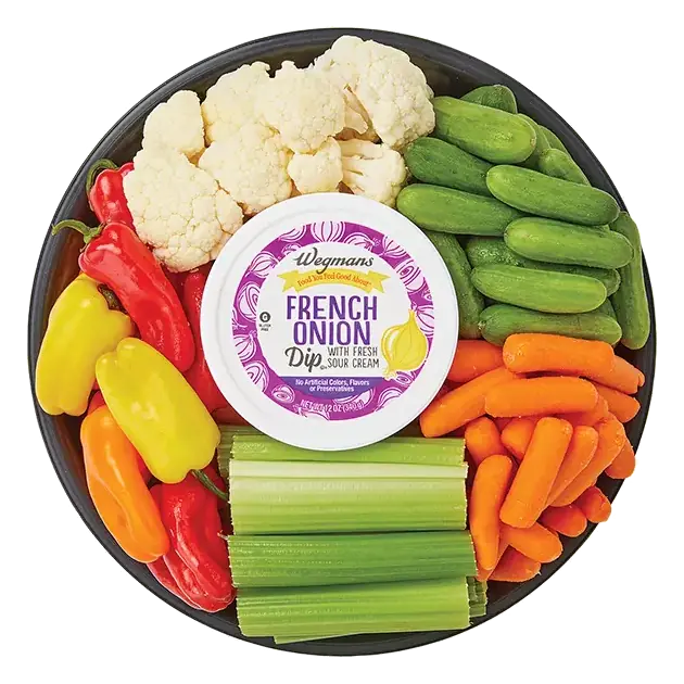 Large Veggie Tray with French Onion Dip