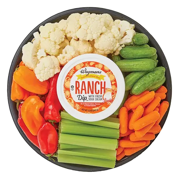 Large Veggie Tray with Ranch Dip