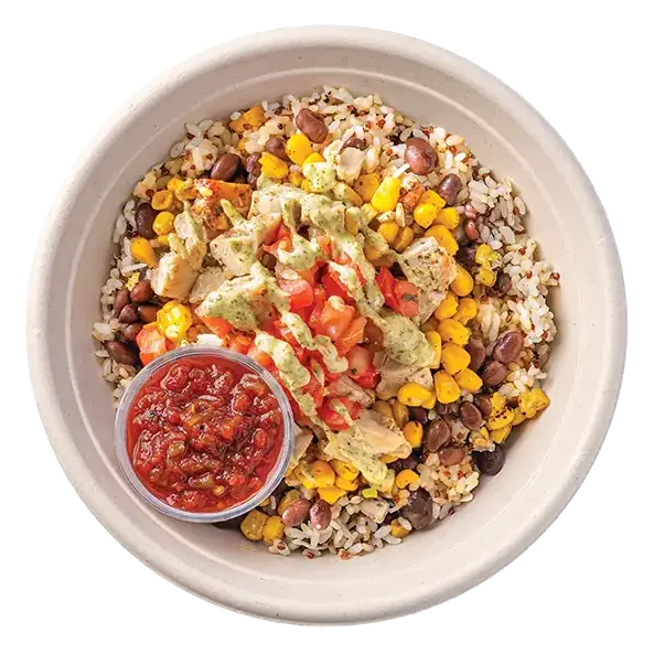 Latin Chicken Bowl with Quinoa Brown Rice