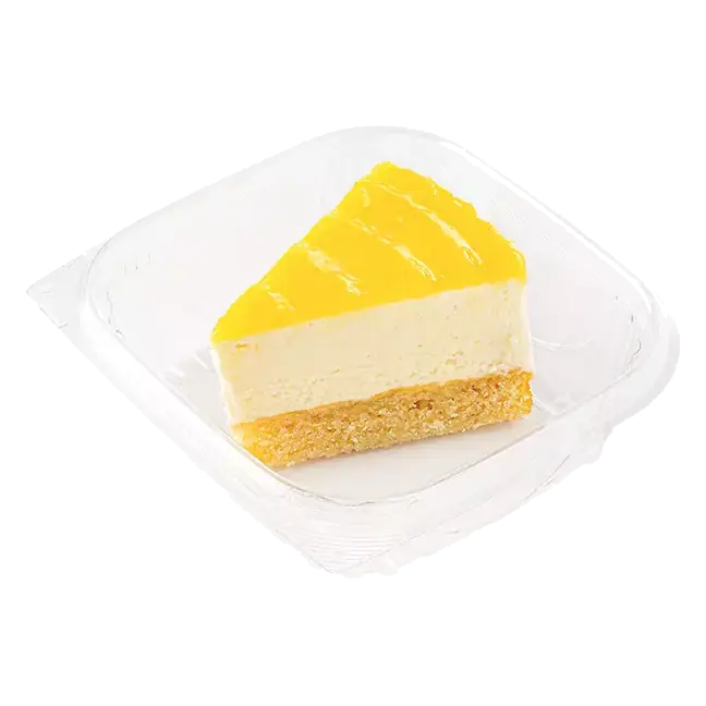 Lemon Mousse Cake Slice