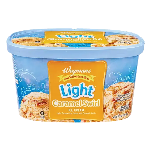 Light* Caramel Swirl Ice Cream