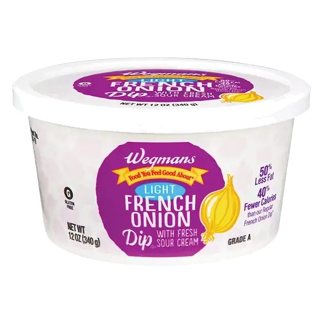 Light French Onion Dip with Fresh Sour Cream