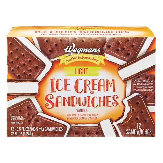 Light Ice Cream Sandwiches, 12 Count