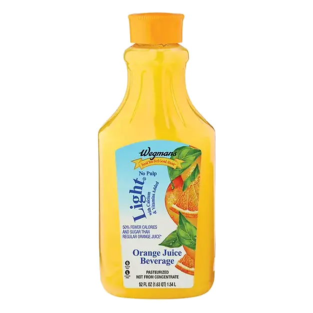 Light No Pulp Orange Juice Beverage with Calcium & Vitamins Added