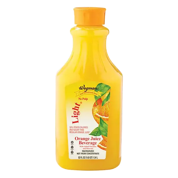 Light No Pulp Orange Juice Beverage