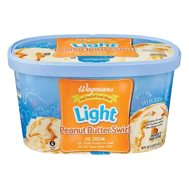 Light* Peanut Butter Swirl Ice Cream