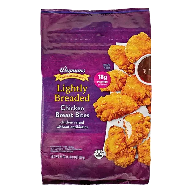Lightly Breaded Chicken Breast Bites