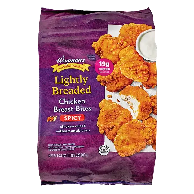 Lightly Breaded Spicy Chicken Breast Bites