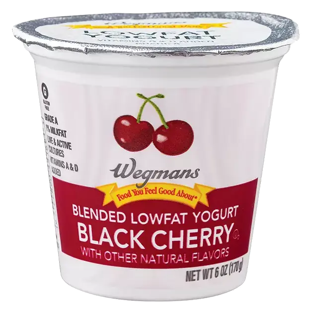 Lowfat Blended Black Cherry Yogurt