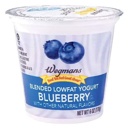 Lowfat Blended Blueberry Yogurt
