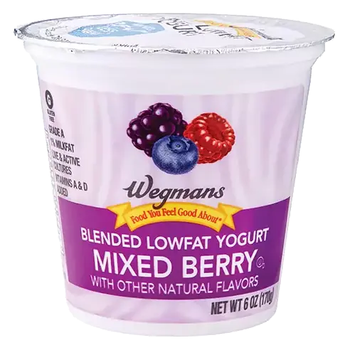 Lowfat Blended Mixed Berry Yogurt