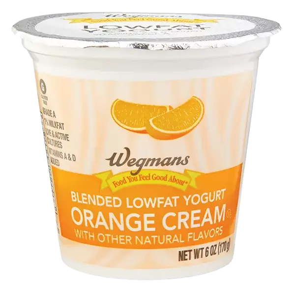 Lowfat Blended Orange Cream Yogurt
