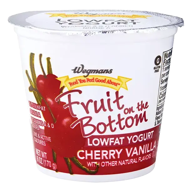 Lowfat Cherry Vanilla Fruit On The Bottom Yogurt