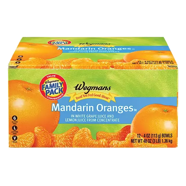 Mandarin Oranges, Family Pack, 12 Bowls