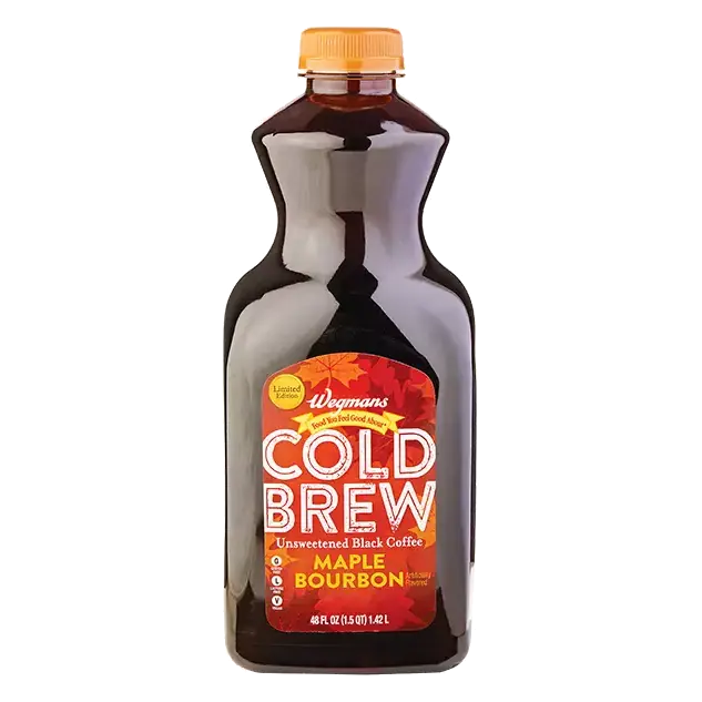 Maple Bourbon Cold Brew Unsweetened Black Coffee