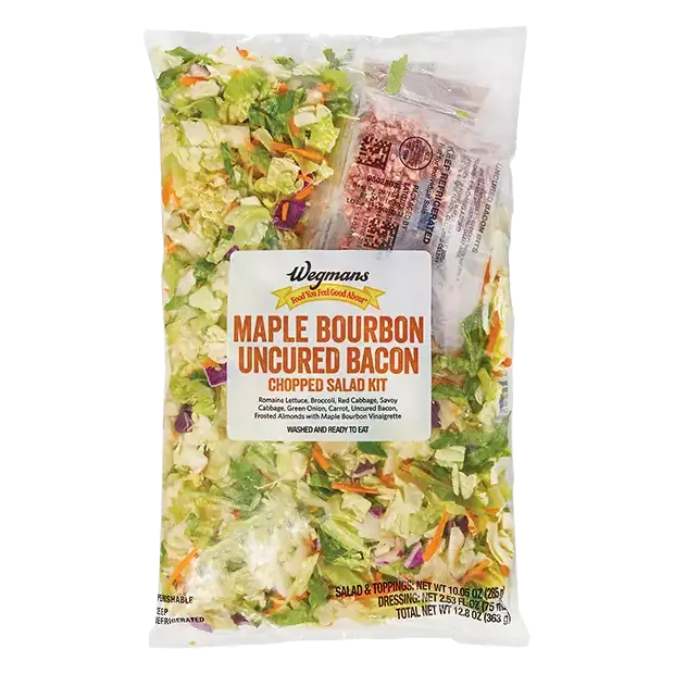 Maple Bourbon Uncured Bacon Chopped Salad Kit
