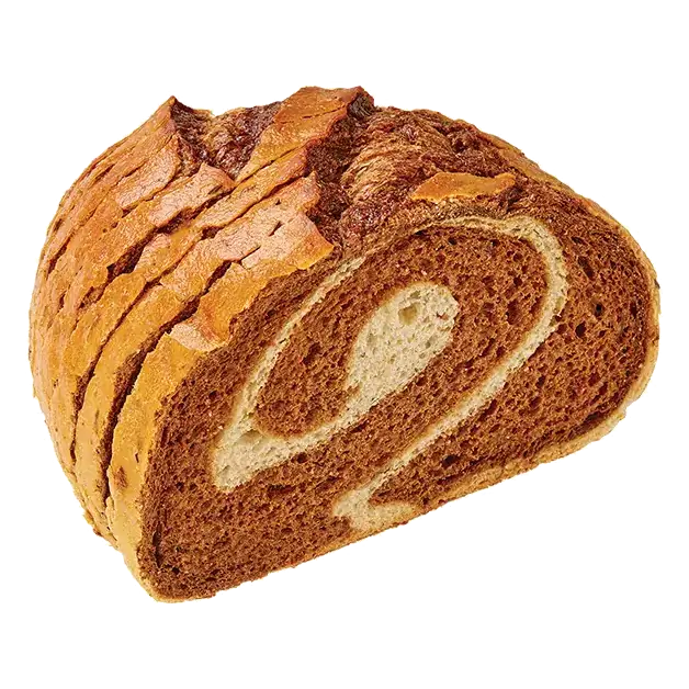 Marble Rye Bread, Half Loaf