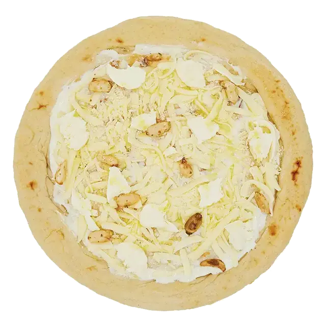 Medium White Cheese and Garlic Pizza, Packaged