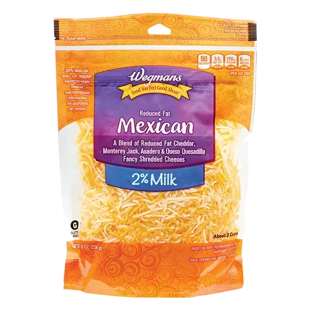 Mexican a Blend of Reduced Fat Cheddar
