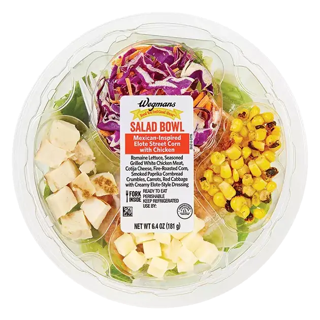 Mexican-Inspired Elote Street Corn with Chicken Salad Bowl