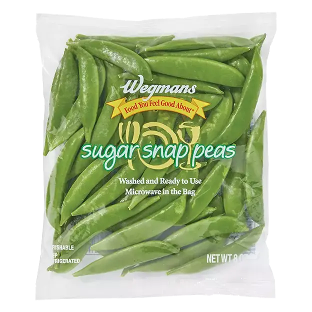 Microwavable Sugar Snap Peas