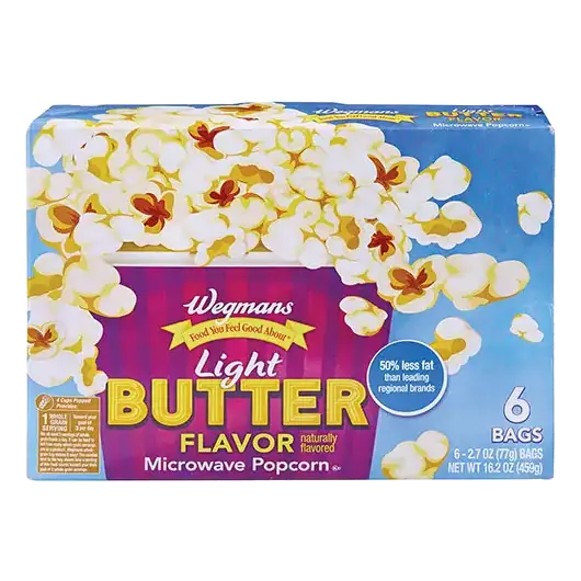 Microwave Popcorn, Light Butter Flavor