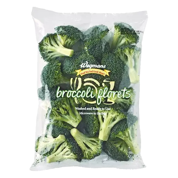 Microwaveable Broccoli Florets