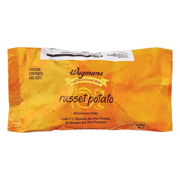 Microwaveable Russet Potato