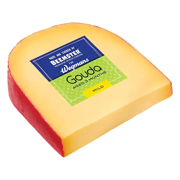 Mild Red Wax Gouda Cheese
